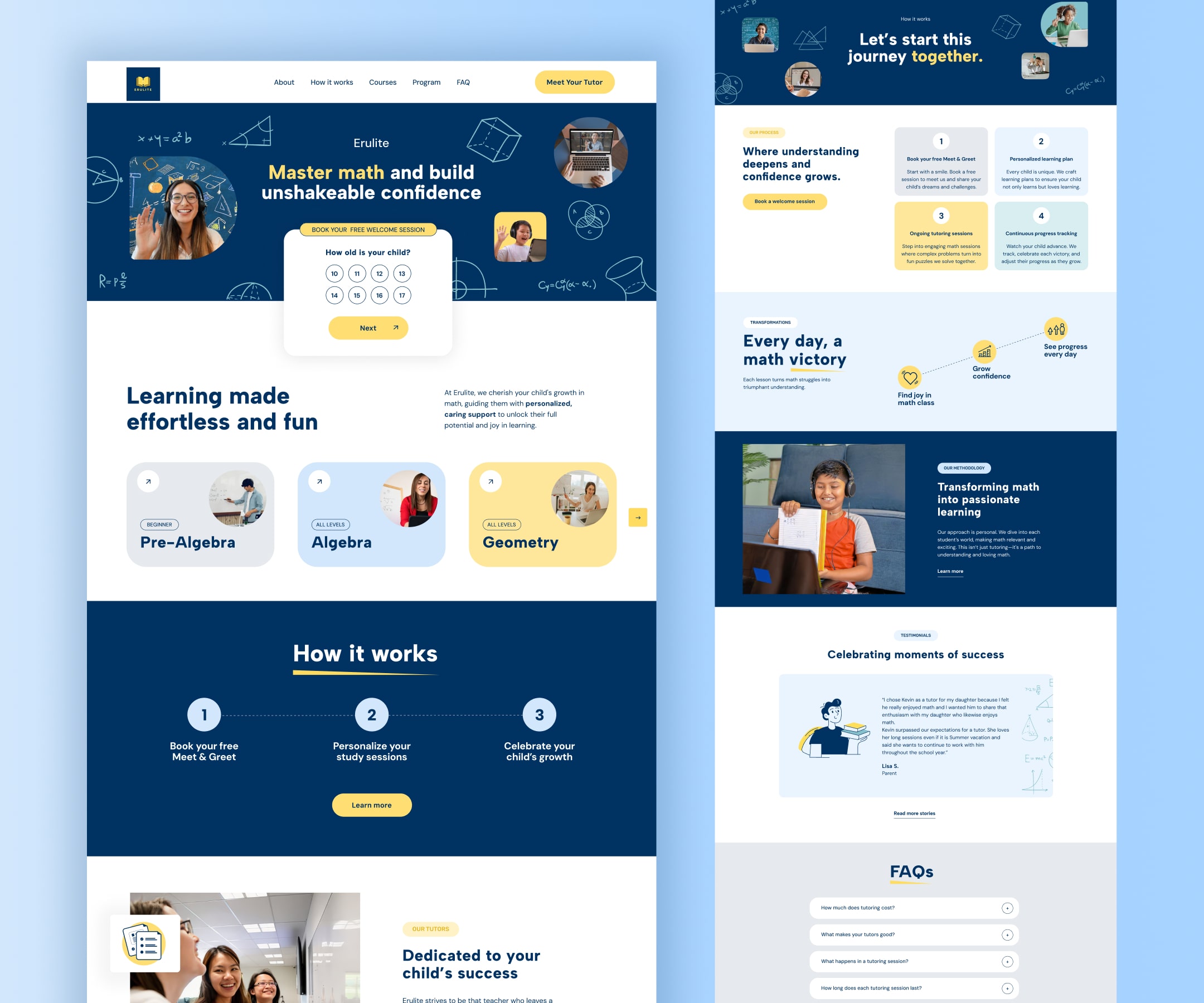 screenshot of Erulite website